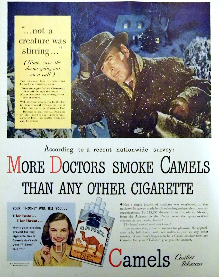 tobacco companies disputed the claim that smoking was unhealthy
