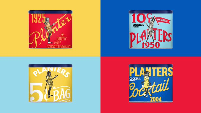 Mr. Peanut was adopted as marketing symbol in 1916