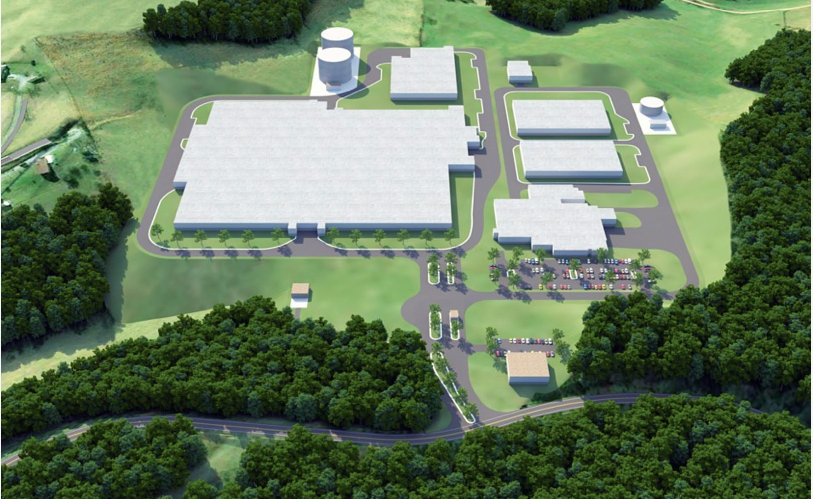 planned appearance of the Pure Salmon facility in Tazewell County