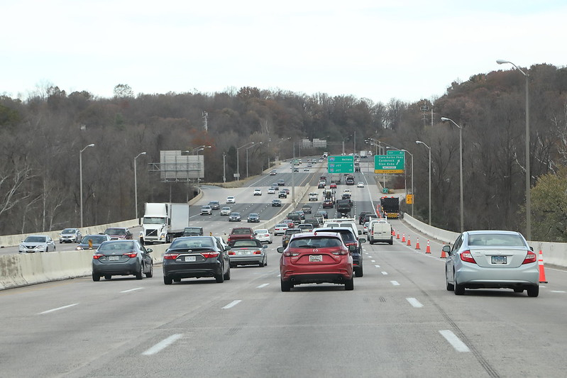 the American Legion Bridge in 2019