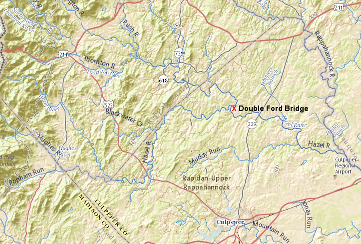 landowners near Double Ford Bridge, at the confluence of the Hazel and Thornton rivers, convinced the Culpeper County Commonwealth's Attorney for five years that they owned the submerged lands due to Kings Grants