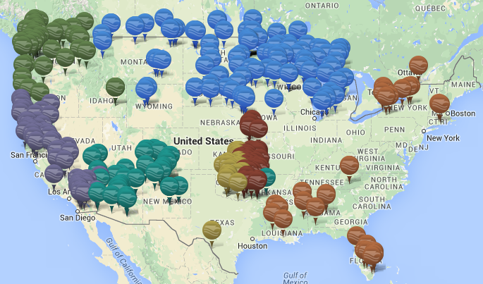 the National Indian Gaming Commission regulates gaming operations in over half of the states, but the closest to Virginia is in Cherokee North Carolina