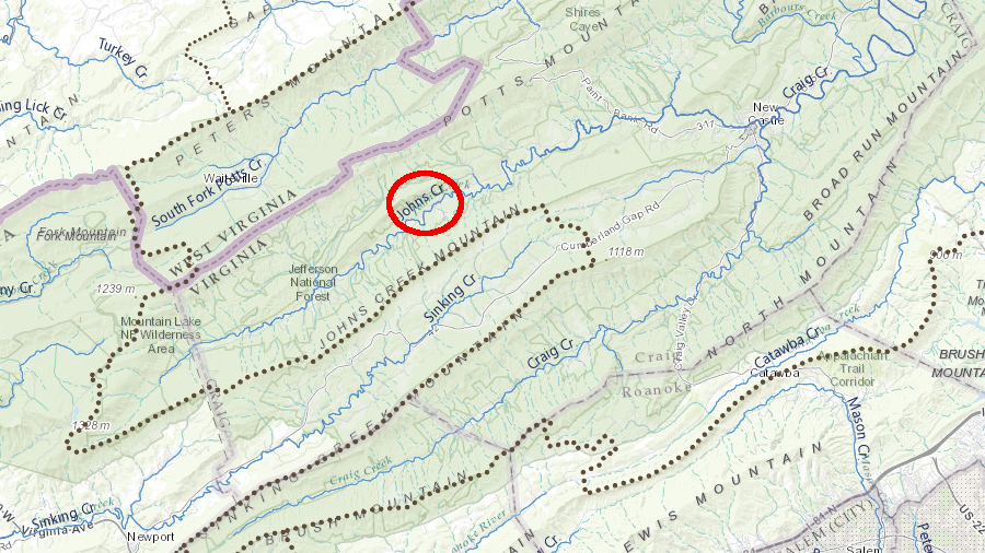 after the Virginia Marine Resources Commission (VMRC) declared Johns Creek to be navigable in 2015, four landowners filed a lawsuit