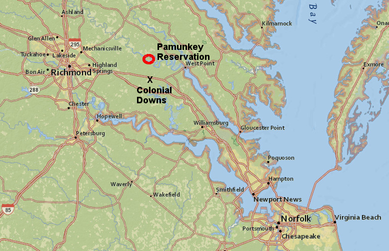 if Colonial Downs could not succeed, how could the Pamunkey Reservation attract enough customers to justify even a Class II gambling operation based on bingo?