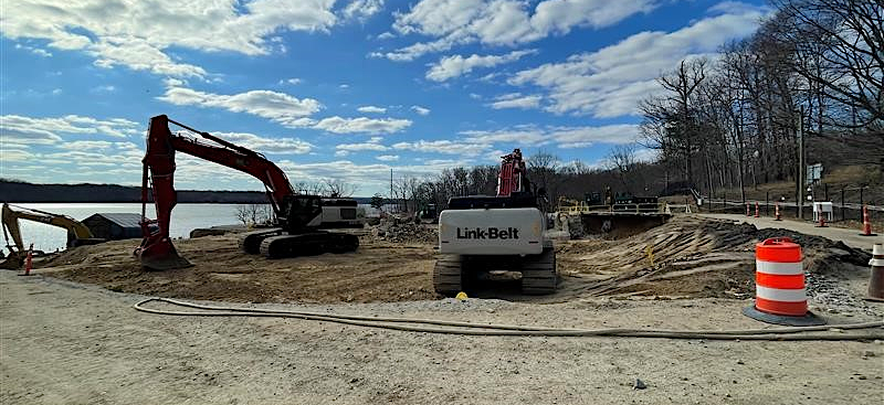 only the underground components remained to be removed in 2025