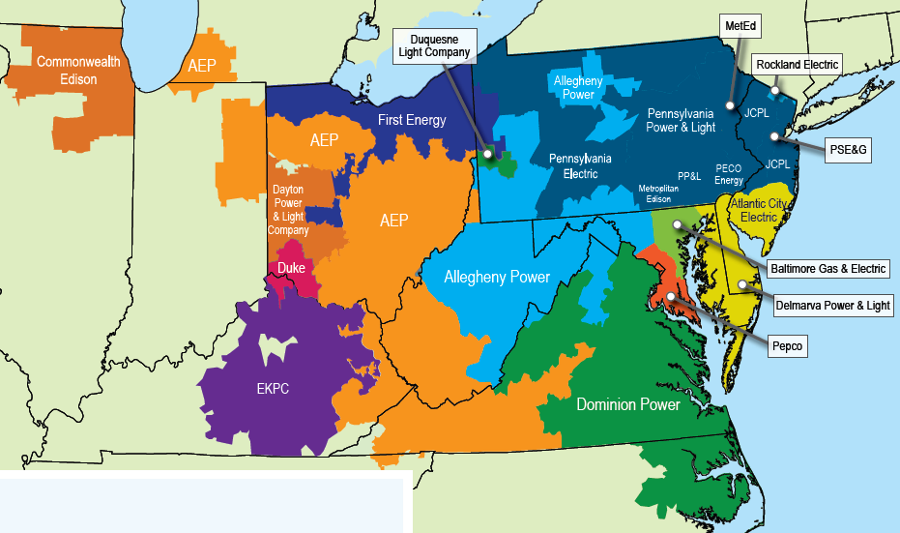 PJM is the Regional Transmission Operator and Independent System Operator that controls the dispatch and transmission of electricity across 13 states and the District of Columbia