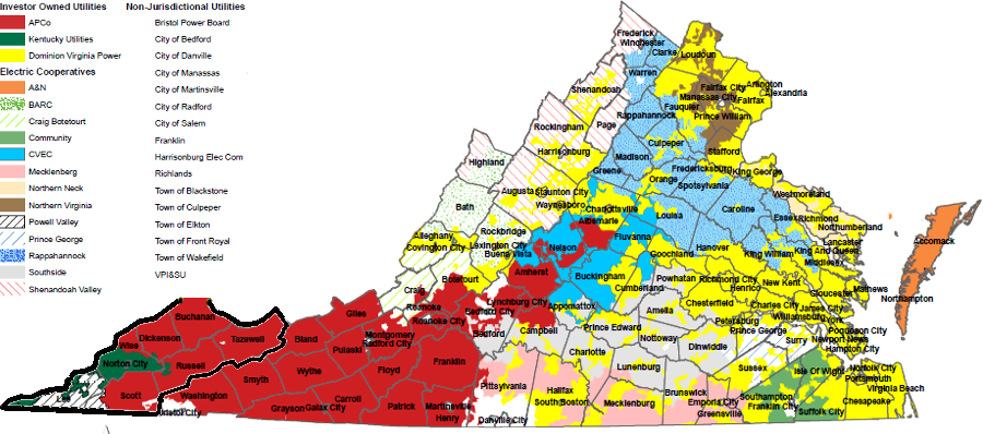 in 2017 Dominion Energy proposed building a pumped storage project with the boundaries of the Virginia Coalfield Economic Development Authority - far outside of its service area