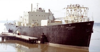 USS Sturgis with MH-1A nuclear power plant, operating in the Panama Canal Zone