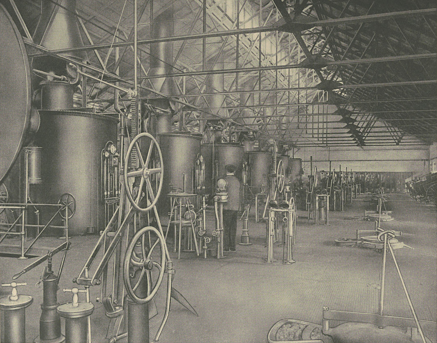 before the 1940's, gas was generated by heating coal
