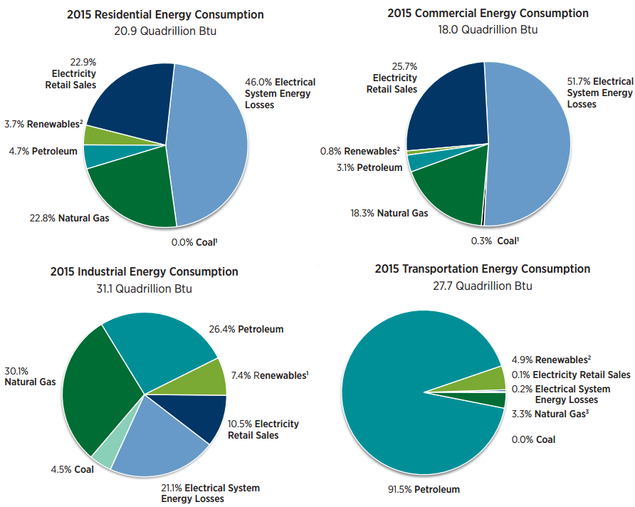 national statistics show that petroleum remains the dominant fuel in the Transportation sector