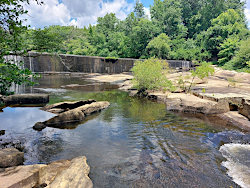 dam just upstream of Route 49
