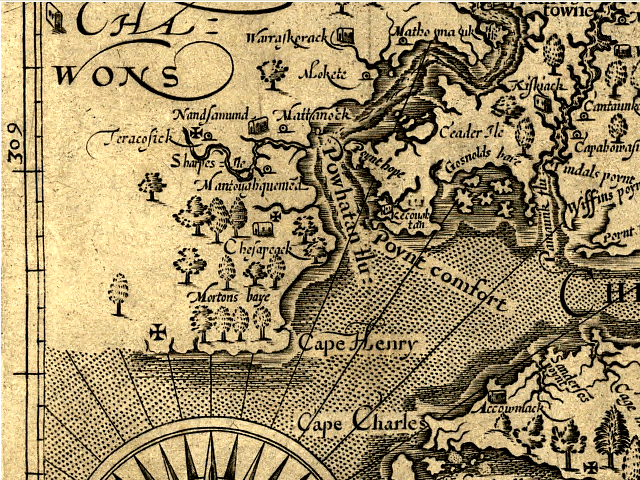 John Smith map, 1624