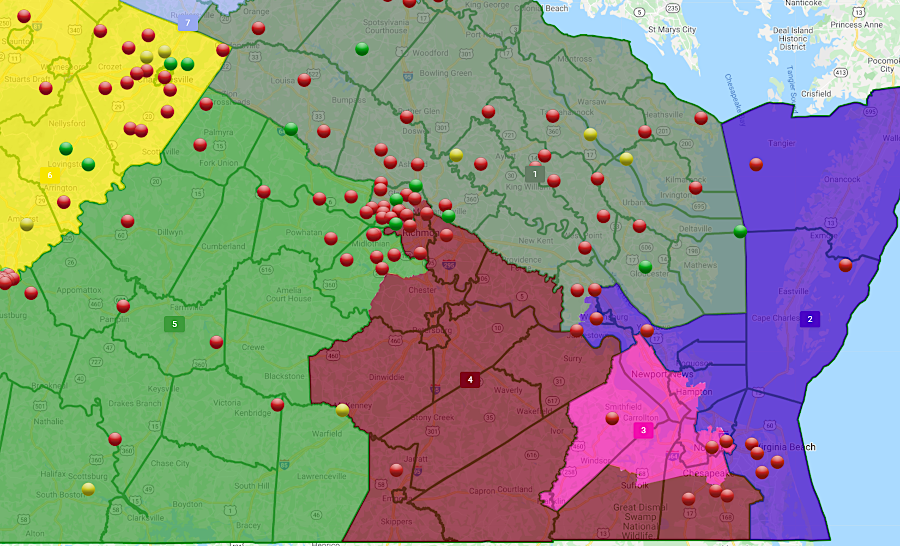 the public could provide comments on all drafts proposed for review by the Virginia Redistricting Commission
