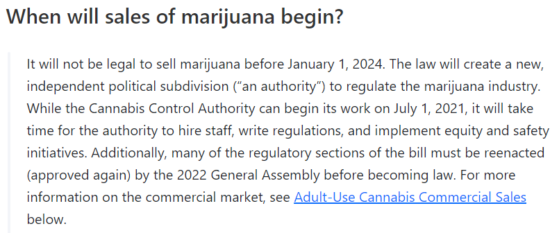 legislators in 2021 delayed full legalization of recreational marijuana, and tasked the Virginia Cannabis Control Authority to propose regulations for commercial sales that would address social equity