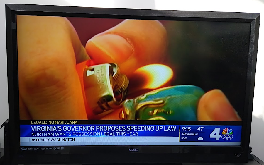 legalization of marijuana possession for recreational use was a major news story in April, 2021