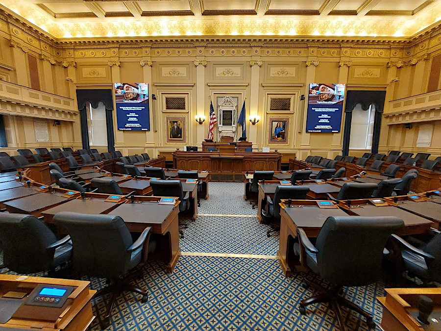 House of Delegates chamber in 2026