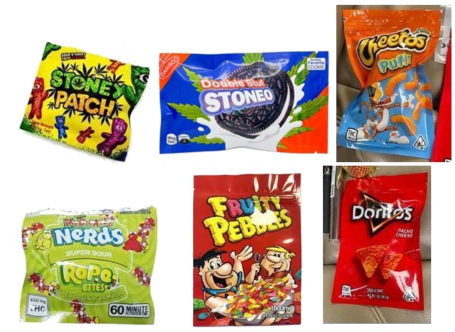 unregulated marijuana was packaged to resemble standard commercial products