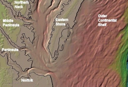 Chesapeake Bay bathymetry