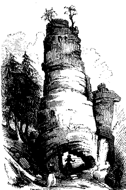 The Chimneys (including the Great Tower) were a tourist attraction even prior to the Civil War