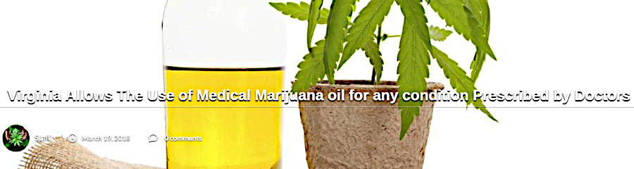 marijuana oil producers quickly advertised legalization in Virginia