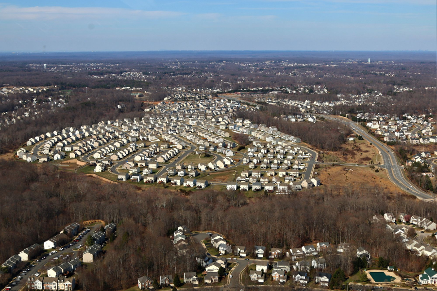 Prince William developed as a bedroom community because it offered low-cost housing with a relatively fast commute to high-paying jobs in the urban core