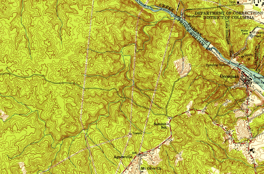 when the Shirley Highway was completed to the Occoquan River, what is now Lake Ridge in Prince William County was just forest