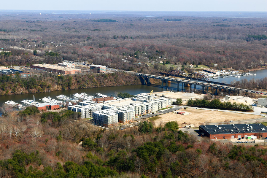 Rivergate Apartments and Occoquan Harbour Marina are the first evidence that North Woodbridge might emerge on the south bank of the Occoquan River