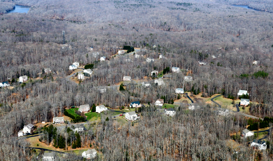 in 2018, SR-1 zoning allowed for one-acre lots on Crooked Creek Road