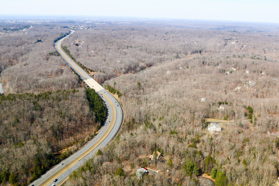 in 2018, much of the land in Prince William County along the Occoquan River was still undeveloped