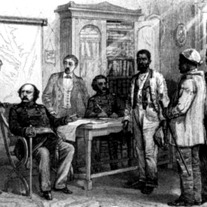 at the start of the Civil War, General Benjamin Butler refused to return escaped slaves to Virginia slaveowners and initiated the process that led to emancipation