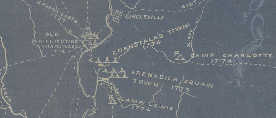 the Shawnee signed the Treaty of Camp Charlotte on Sippo Creek in 1774 because Virginia's militia was poised to destroy Chillicothe and other towns