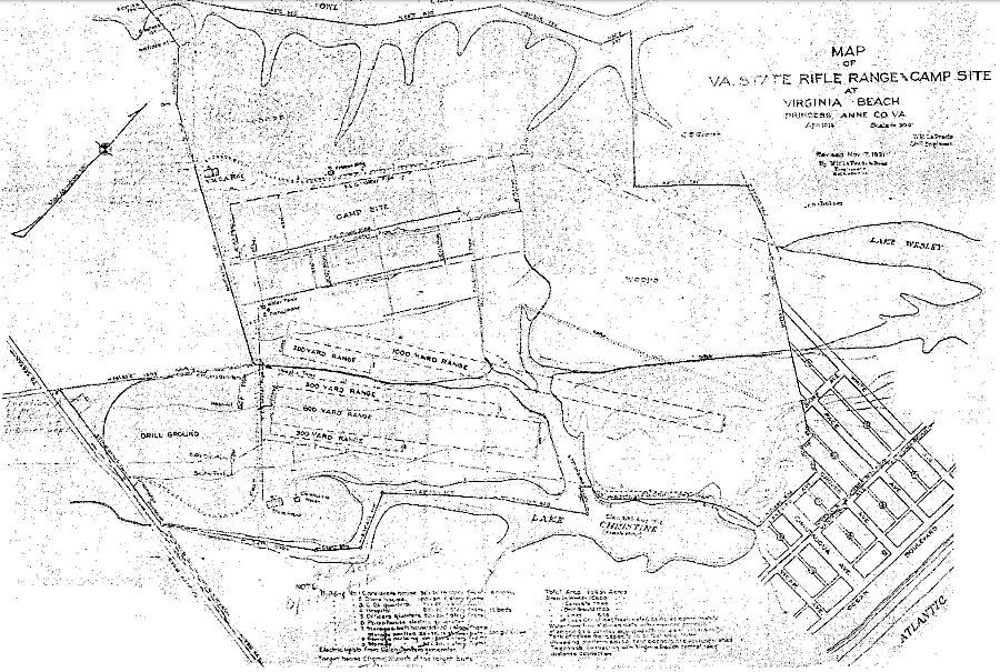 Camp Pendleton rifle range in 1923