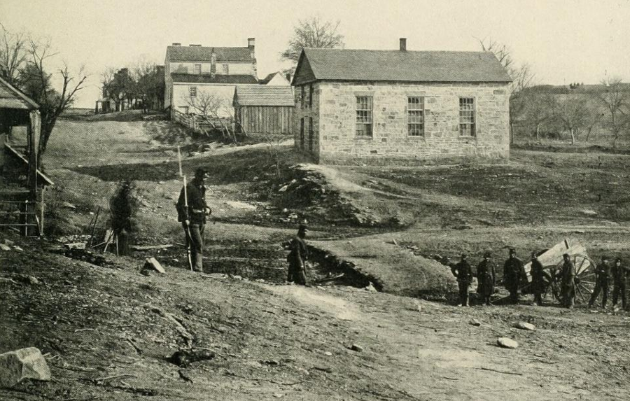 the Union Army under General Irvin McDowell used the Warrenton-Alexandria Turnpike in Centreville between July 18-20, 1861 - and retreated by that same route on July 21