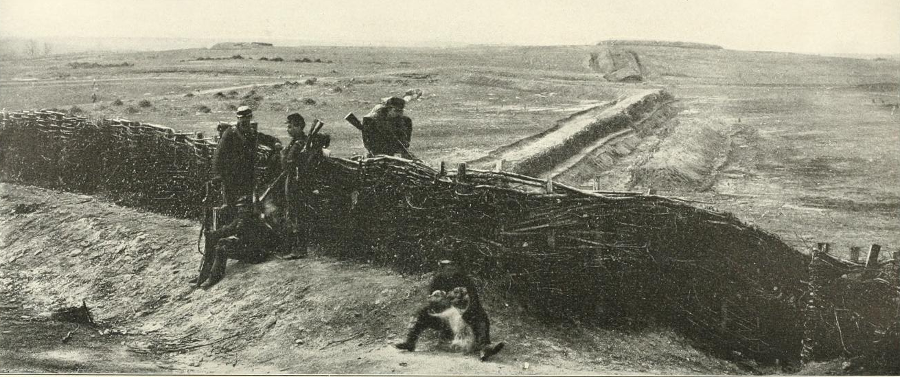 Confederates troops cleared the land near Centreville in 1861 to get wood for fortifications and fires for cooking/heating