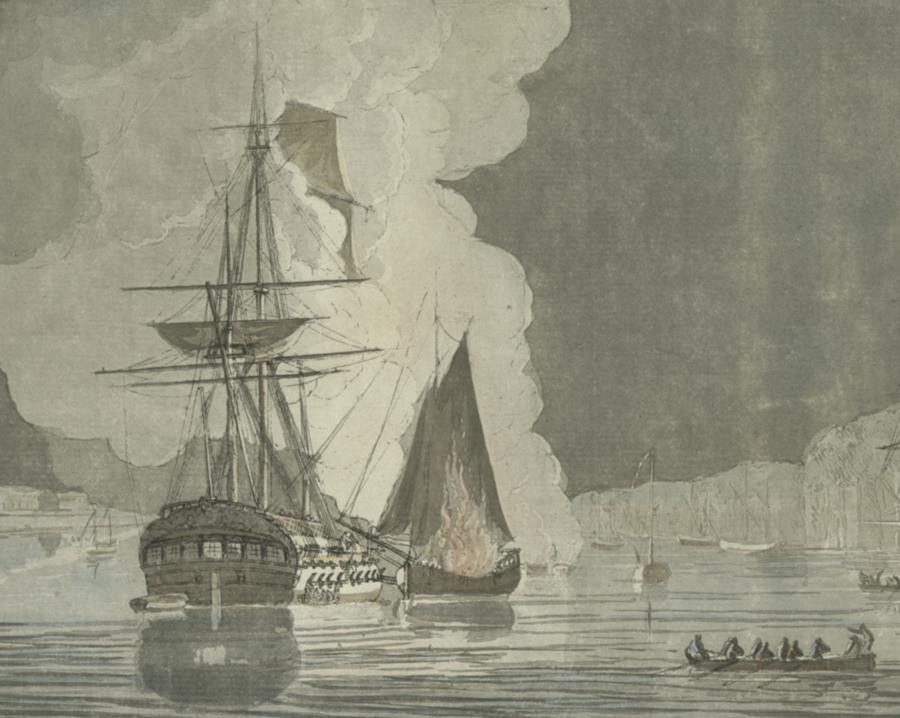 fireships are a form of asymmetric warfare, where the better technology of one side can be destroyed by a low-tech solution of the other side
