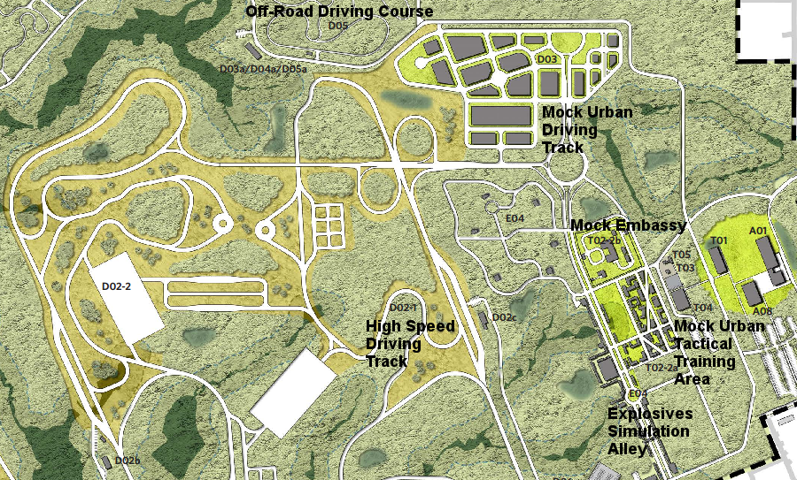 Fort Pickett was preferred in part for the site of the Foreign Affairs Security Training Center (FASTC) because new facilities there would offer exclusive use for training State Partment personnel and its security partners