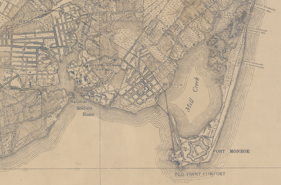 Fort Monroe in 1911