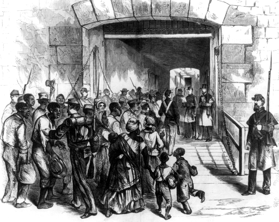 Harper's Weekly quickly publicized the arrival of fugitive slaves at Fort Monroe and the decision to treat them as contraband of war
