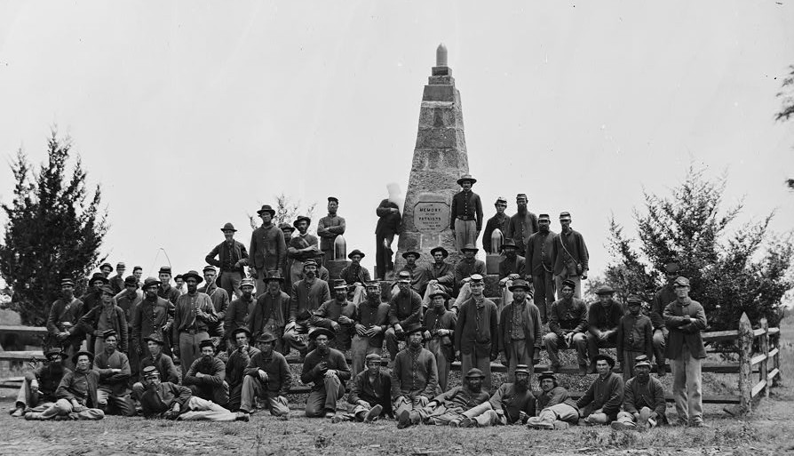 Union soldiers built a monument on Henry Hill in 1865 to honor what they called the patriots who fell at Bull Run
