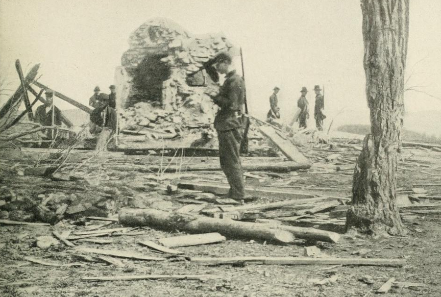 the Henry House was destroyed during First Manassas, and Judith Henry was the only civilian to become a combat casualty that day