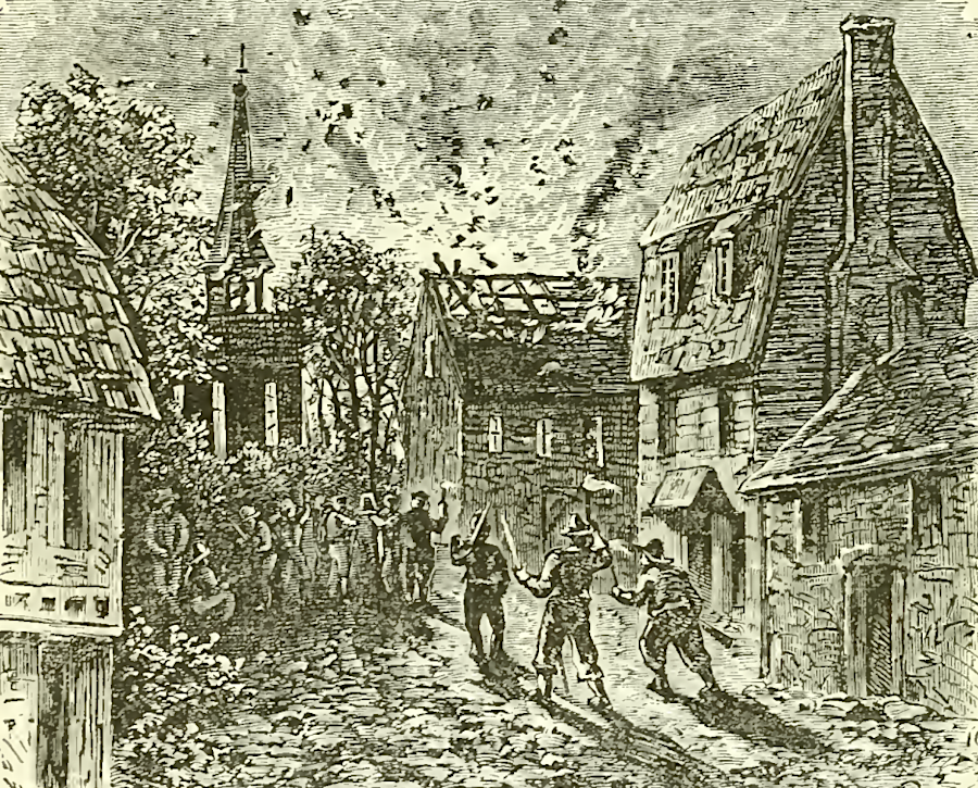 the rebels led by Nathaniel Bacon burned Jamestown in 1676