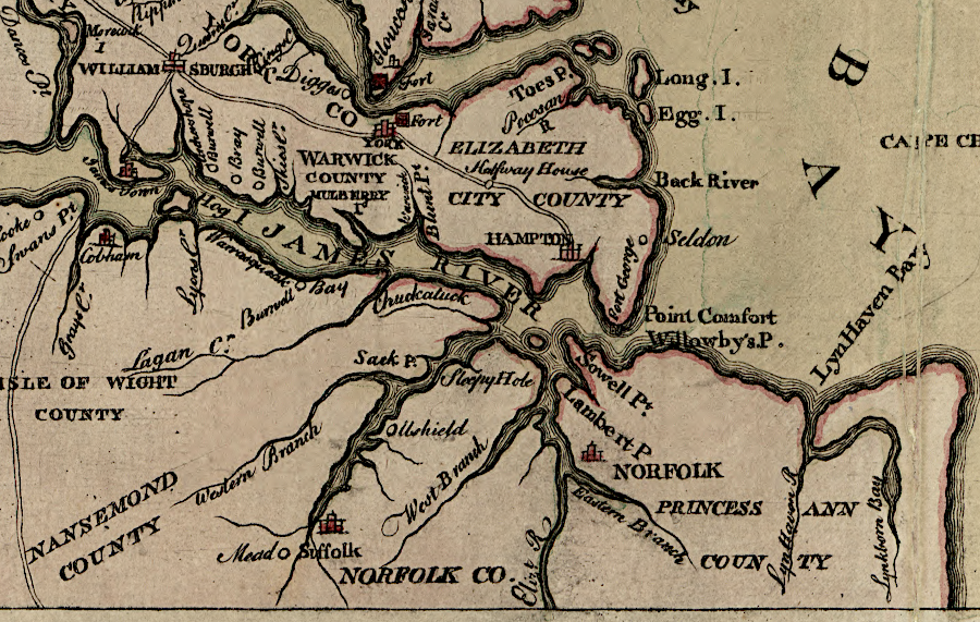 Dunmore fled Williamsburg to a ship at Yorktown, then sailed to Norfolk