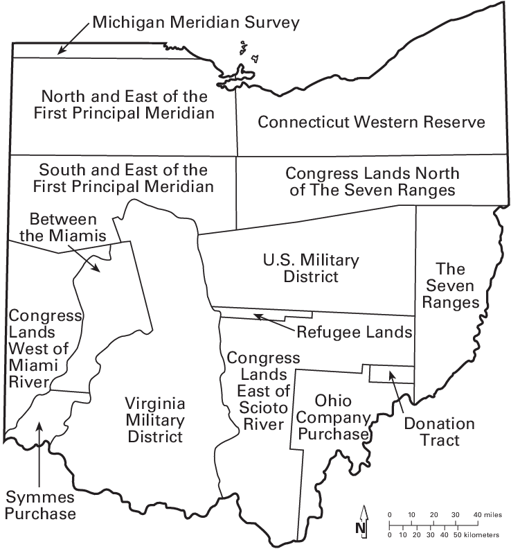 the Federal government completed multiple surveys to guide disposition of lands in Ohio