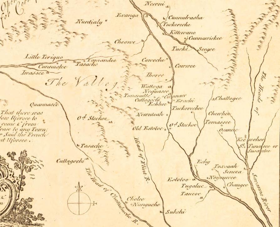 the Cherokee lived in Over Hill Towns west of the Blue Ridge, plus Middle Towns and Lower Towns east of the watershed divide