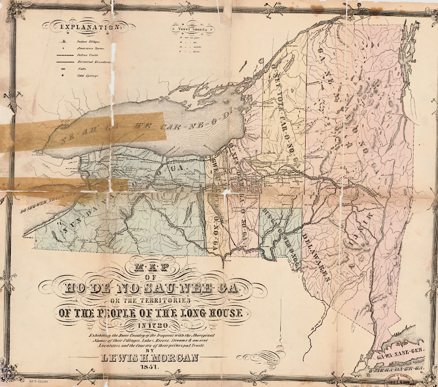 the Haudenosaunee (Iroquois Confederacy, the Six Nations) occupied territory around the Finger Lakes before being displaced by the colonists in the 1700's