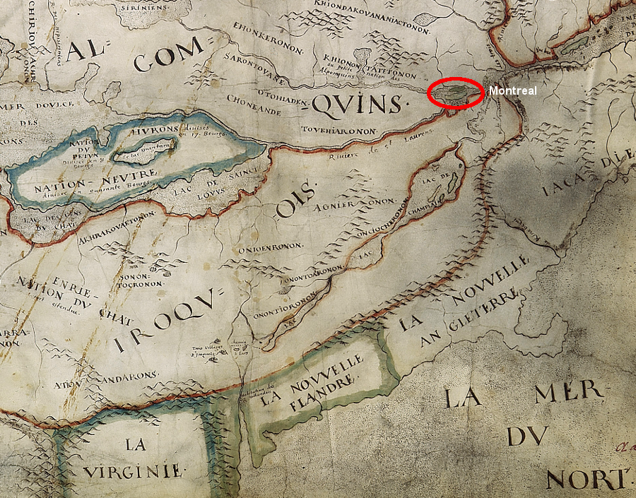 the willingness of Dutch settlers at New Flanders (La Novvelle Flandre) to sell weapons helped the Susquehannock, Iroquois, and other Native American groups bargain with the English nearby and the French at Montreal