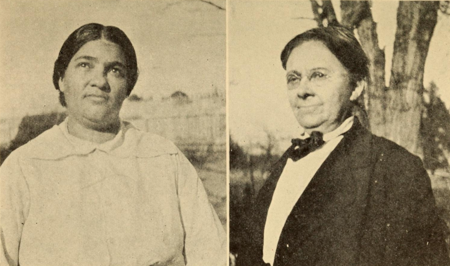 Nannie Miles and Mrs. Allmond in the 1920's