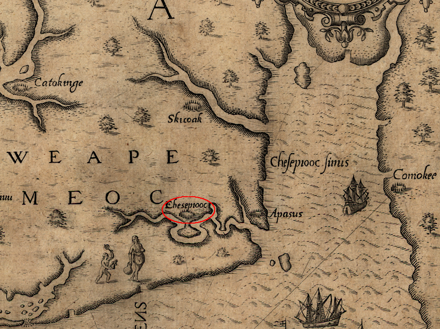 the Nansemond helped rebury remains excavated from the Chesapeake town on Great Neck
