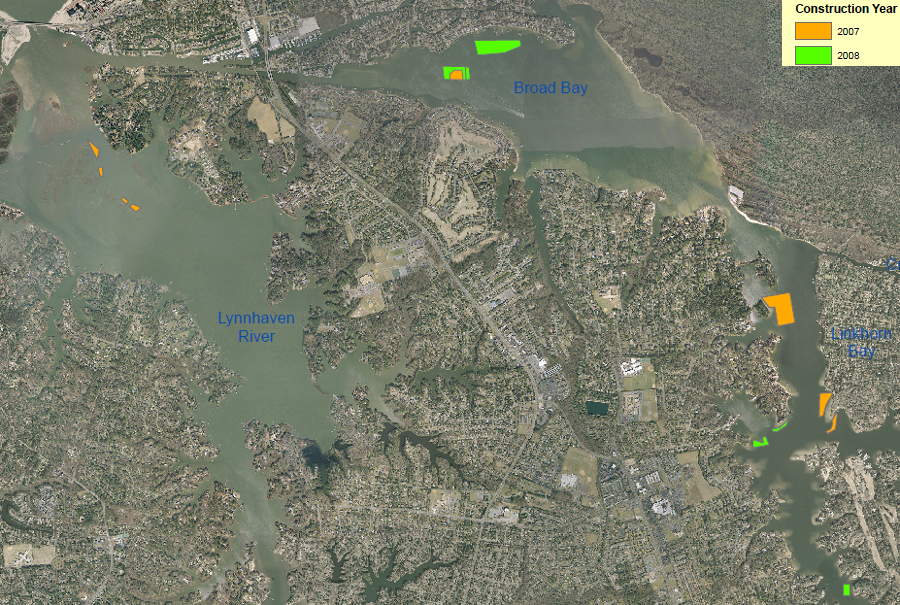 Lynnhaven River was a good site for restoration in part because it is a trap estuary, where river circulation helps to retain oyster larvae