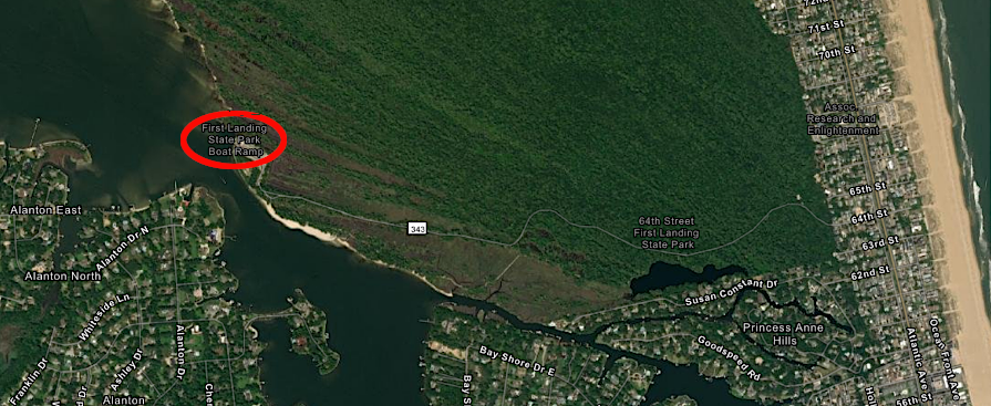 a proposal for 2,100 floating cages next to the Seashore State Park 64th Street boat ramp was rejected by the Virginia Marine Resources Commission in 2022